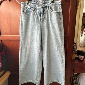 Light Denim wide leg Jeans